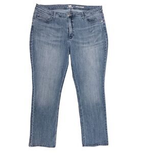 Riders by Lee Straight Leg Jeans Women Size 20 Inseam‎ 30.5" Style# 1SMTCW7